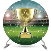 Aperturee - Champion Cup Ribbon Football Stadium Circle Backdrop
